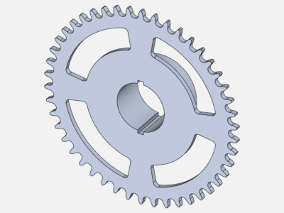 Rear sprocket analysis image