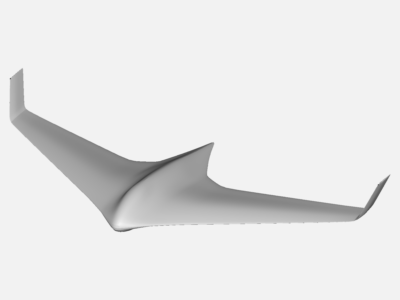 Blended wing CFD image