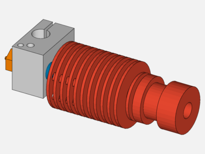 Hot-end heat flow image