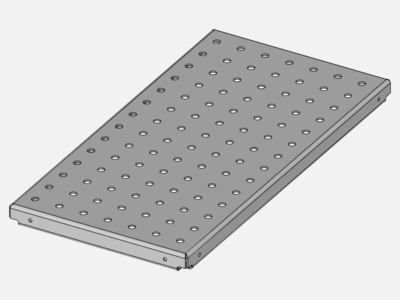 Sheet metal top plate for Platfrom image