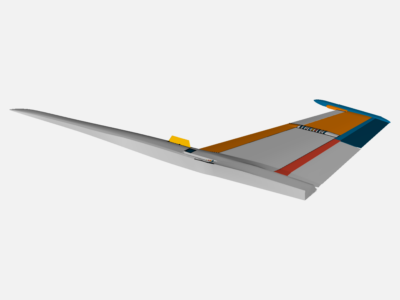 Airflow on wing image