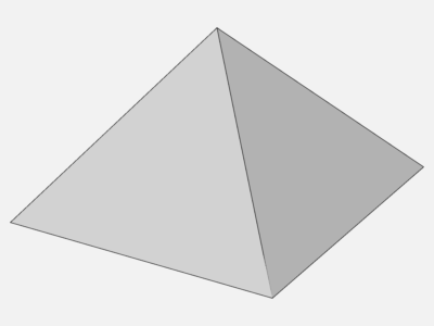 Structural analysis of a solid Pyramid image