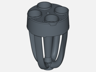 Mining robot front body structure image