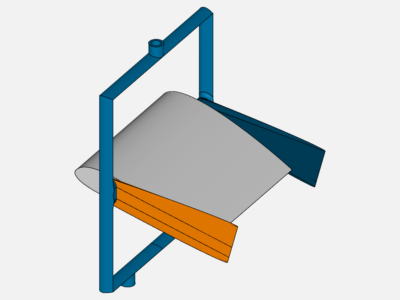 Aerofoil V6 with Frame, AoA 15 image