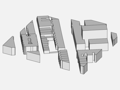 Bloomsbury wind simulation - CFD image