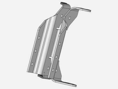 Stress analysis on bracket image