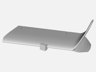 B2 airfoil with dual winglet CFD image