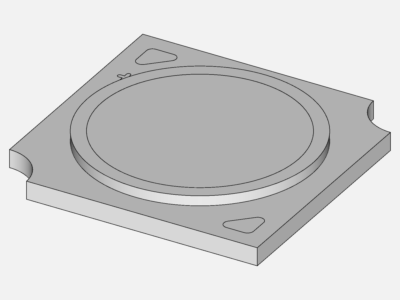 Heat sink simulation image