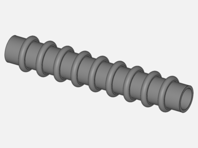 3D Fluid Flow Modeling in a Pipe with Turbulent Inserts image