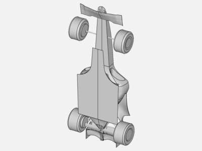 Aerodynamics analysis of a Formula One F1 Race car. image