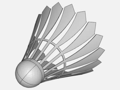 Aerodynamics of shuttlecock image