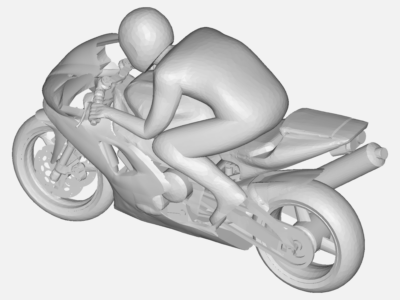 Aerodynamic Analysis of a Motorbike with CFD_copy image