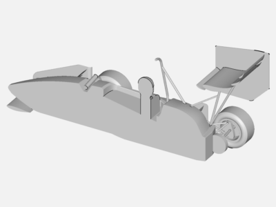 Formula student Full Car Front wing CFD project image