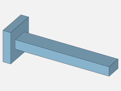 simulation of cantilever beam image