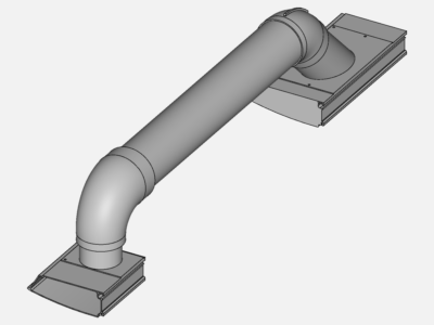 CFD duct 3 - 6 in pipe with 5 in straight image