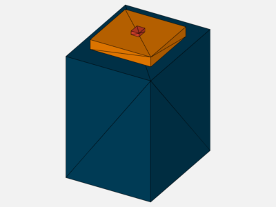 LED heatsink thermal simulation image