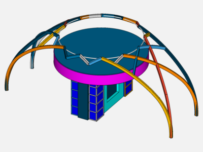 Tutorial - Linear static analysis of a crane image