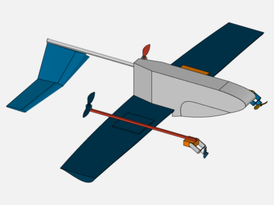 VTOL drone - CFD simulation image