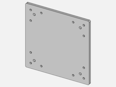 Vention Yaskawa Mounting Plate Stress Analysis image