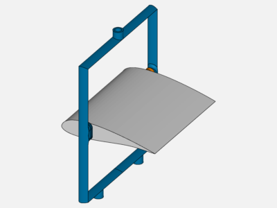 Aerofoil V3 with Frame, AoA 0 image