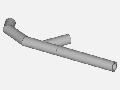 Pipe junction flow image