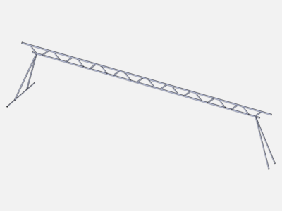 Supporting truss for BF image