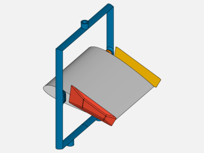 Aerofoil V7 with Frame, AoA 15 image