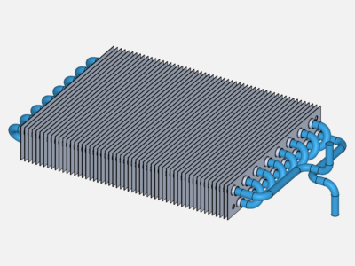 Heat exchanger - CFD image