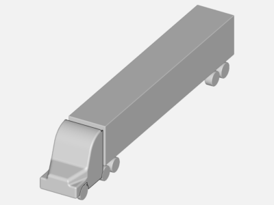 Drag of a Heavy Truck - Aerodynamics Simulation  image