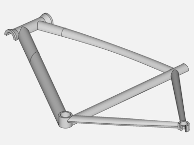 Bikeframe - FEA strength analysis image