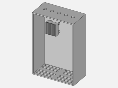 Cabinet air flow analysis image