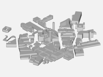 UK wind comfort analysis CFD image