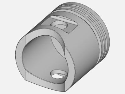 thermal analysis of a four stroke piston  of a diesel engine image