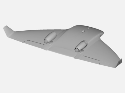 Blender Wing Body Aerodynamics image