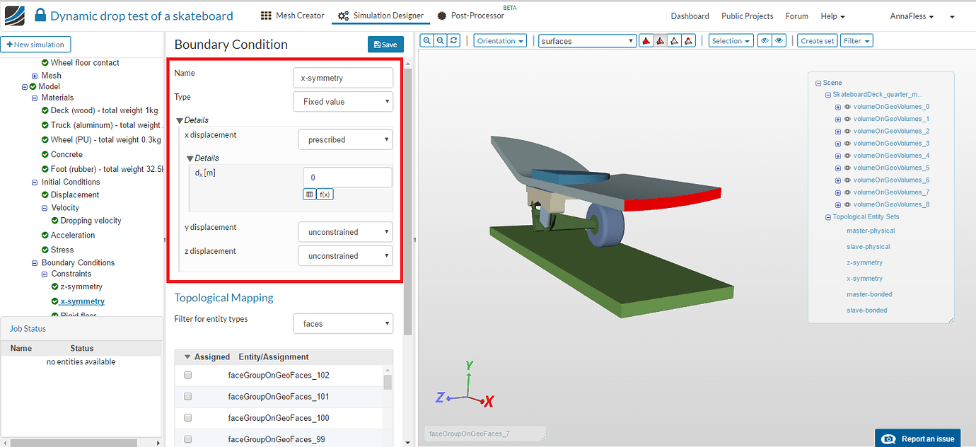 Setting Up Symmetry Boundary Conditions And Circular Symmetry - Solid ...