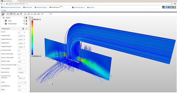 Aerodynamics of a Pipe with Vent Holes - CFD Analysis by dheiny | SimScale