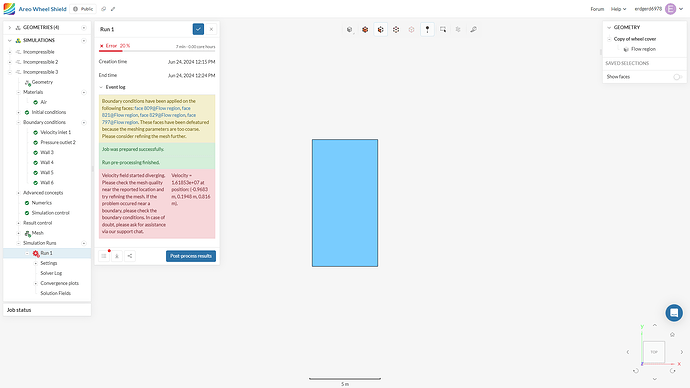 Areo Wheel Shield _ SimScale Workbench und 46 weitere Seiten - Profil 1 – Microsoft​ Edge 24.06.2024 12_41_33