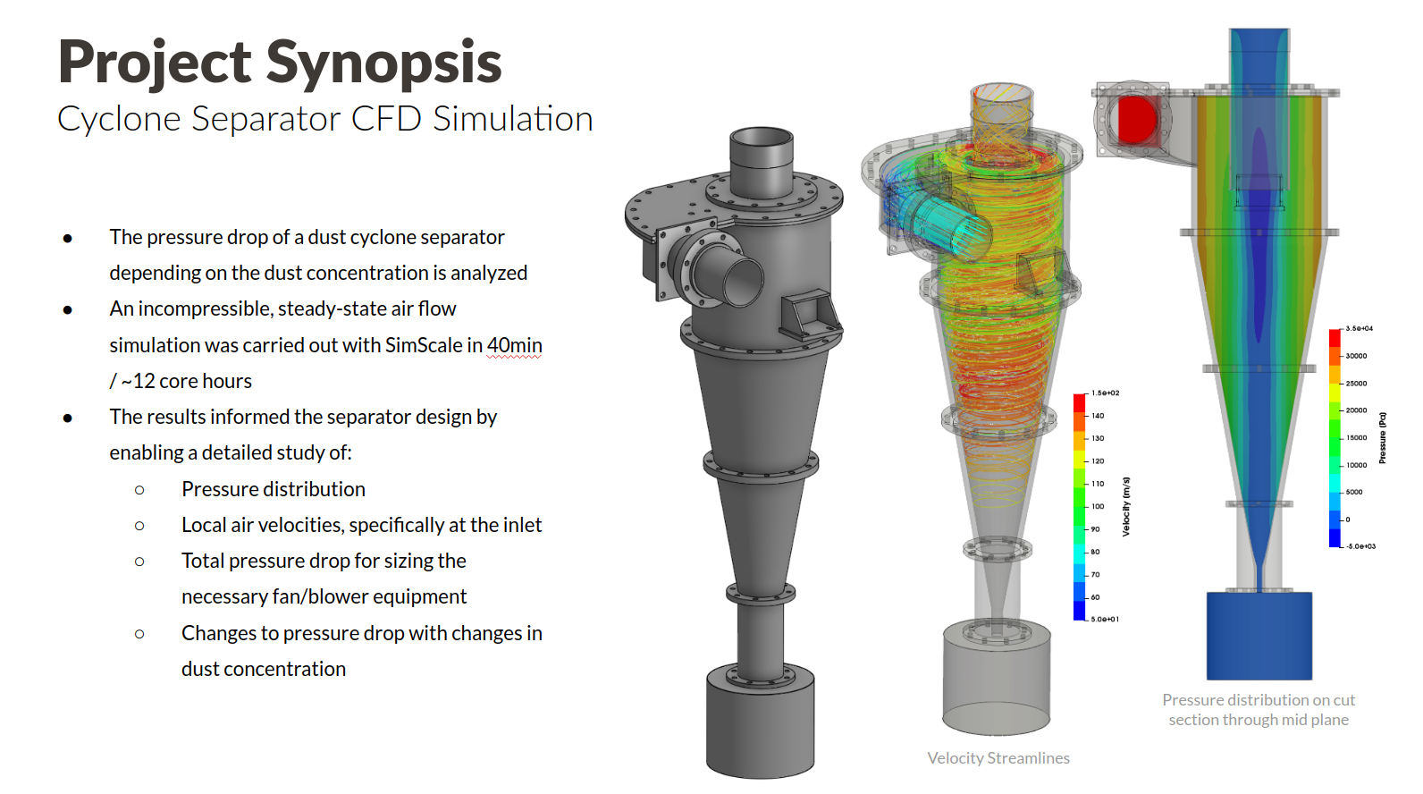 Simulazione di cicloni separatori con la CFD - SmartCAE - Blog