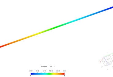 pressure distribution across a pipe