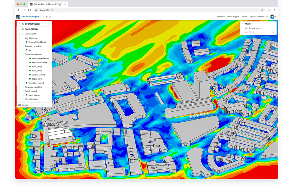 wind analysis with cfd on the browser