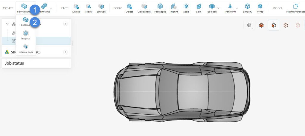 aerodynamic flow _ 04 External Flow Volume