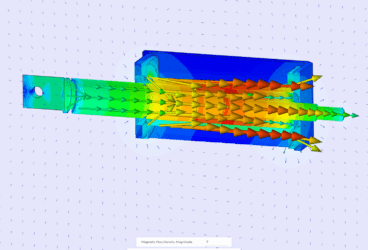 electromagnetic simulation of actuators in SimScale