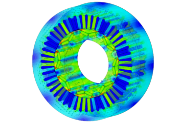 electromagnetic simulation of motors and generators in SimScale