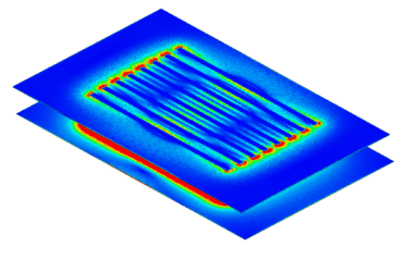 electromagnetic simulation of wireless power transfer in SimScale