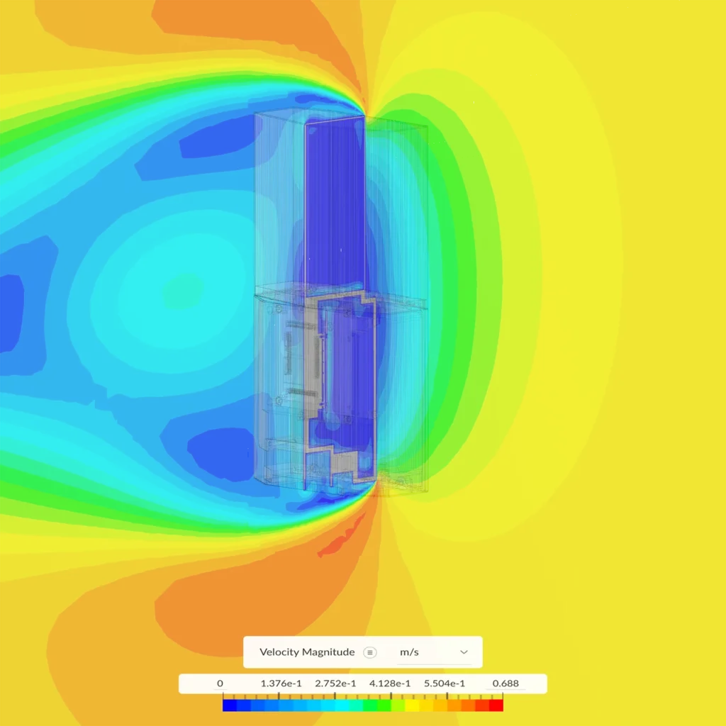 beamlink thermal and flow simulation using natural convection cooling only